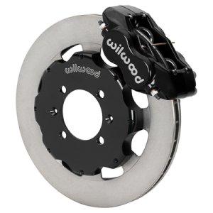 Mazda MX-5 Miata Brake Kit - Front - Wilwood - Forged Dynalite + Hat Kit 11.75in Rotor - Black - `90-`05