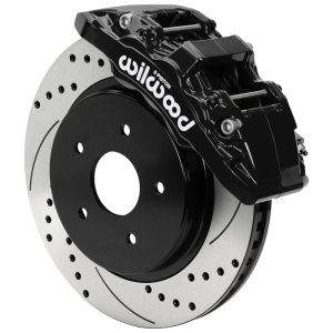 RAM 1500 Brake Kit - Wilwood - Aerolite 6R + Drilled & Slotted Rotor - Black - `13-`18