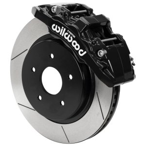 RAM 1500 Brake Kit - Wilwood - 13.38in Slotted Rotor + AERO6-DM - Black - `13-`18