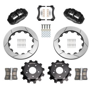 Nissan Skyline Brake Kit - Rear - Wilwood - Superlite 4R + Slotted Rotor - Black - `89-`02