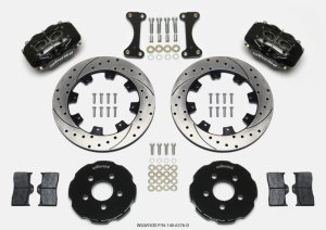 Dodge SRT-4 Brake Kit - Front - Wilwood - 12.19in Drilled Rotors + Forged Dynalite Calipers - `03-`04