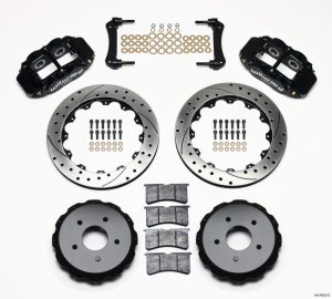 Chevrolet Corvette C5 Brake Kit - Rear - Wilwood - Superlite 4R + BP-10 Pads + 13in Drilled Rotors - `97-`04