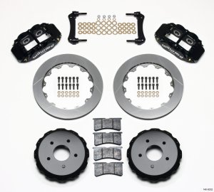 Chevrolet Corvette Brake Kit - Rear - Wilwood - Narrow Superlite 4R + BP-10 Pads + 13” Rotors - `97-`04