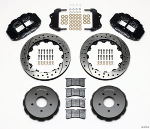 Pontiac GTO Brake Kit - Front - Wilwood - Narrow Superlite 6R + Drilled Rotors - `04-`06