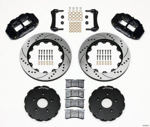 Chevrolet Corvette C6 Brake Kit - Front - Wilwood - Narrow Superlite 6R + 14.00in Drilled Rotors - `05-`13
