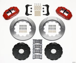 Chevrolet Corvette Brake Kit - Front - Wilwood - Narrow Superlite 6R with 14.00in Rotors - Red - `05-`13