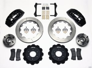 Ford F150 Brake Kit - Front - Wilwood - TC6R Calipers + 16.00in Directional Vane Rotors + BP-10 Compound Brake Pads - `04-`08