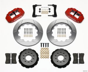 Ford Mustang Brake Kit - Front - Wilwood - Forged Narrow Superlite 6R - Red - `05-`14