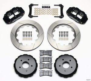 Chevrolet Corvette C6 Brake Kit - Rear - Wilwood - Superlite 4R + BP-10 Pads + 14.00in Rotors - `05-`13