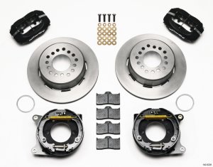 Ford Mustang Brake Kit - Rear - Wilwood - Forged Dynalite P/S Park - Black Powder Coat - `05-`14