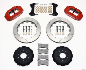 Pontiac Firebird Brake Kit - Front - Wilwood - Narrow Superlite 6R + 13.06in Rotor - Red - `98-`02