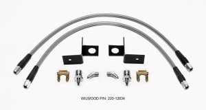 Ford F-150 Brake Hose - Front - Wilwood - Flexline - `97-`03
