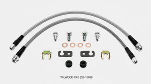 Ford Focus Brake Line Kit - Rear - Wilwood - Flexline - 2013