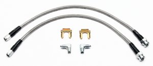Chevrolet Corvette Flexline Brake Hose - Front - Wilwood - SL4 SL6 or W4/6A Front Caliper - `97-`04
