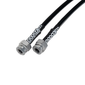 Mitsubishi Lancer Flexline Brake Hose - Front - Wilwood - `08-`15