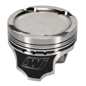 Acura Integra Forged Piston Set - Wiseco - Professional Series, -12cc Dish, 81.50 mm Bore, 30.00 mm Compression Height, 0.827 in Pin, ArmorGlide Skirt Coating - `94-`01 Acura Integra Forged Piston Set - Wiseco - Professional Series, -12cc Dish, 81.50 mm Bore, 30.00 mm Compression Height, 0.827 in Pin, ArmorGlide Skirt Coating - `94-`01