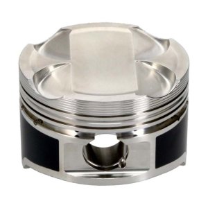 BMW X5 Forged Piston Set - Wiseco - Professional Series, 2618 forged, -7.3cc dish, 84.00 mm bore, 30.32 mm compression height (1.1937 in), 0.8661 in pin diameter, ArmorGlide skirt coating, set of 6 - `01-`06