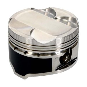 BMW X5 Forged Piston Set - Wiseco - Professional Series, 2618 forged, -7.3cc dish, 84.00 mm bore, 30.32 mm compression height (1.1937 in), 0.8661 in pin diameter, ArmorGlide skirt coating, set of 6 - `01-`06