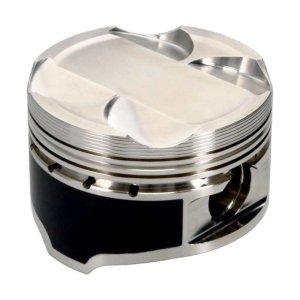 BMW Z4 Forged Piston Set - Wiseco - Professional Series, 2618 forged, -7.3cc dish, 84.00 mm bore, 30.32 mm compression height (1.1937 in), 0.8661 in pin diameter, ArmorGlide skirt coating, set of 6 - `02-`05