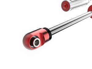 Ford F-350 Shock Kit - Rear - aFe - Sway-A-Way 2.5 w/ Remote Reservoirs for 2-3.5 IN Lift - Bright Zinc - `17-`24