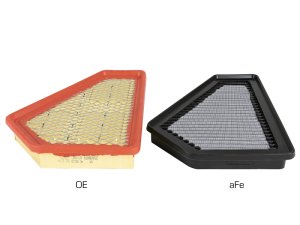 Cadillac CTS Air Filter - aFe - Magnum FLOW OE Replacement w/ Pro DRY S Media - `10-`14