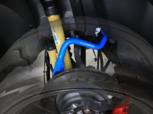 Dodge Charger Sway Bar Set - Front + Rear - aFe - 2-Way/3-Way Adjustable, 6061-T6 Aluminum, Polyurethane Bushings - Blue - `06-`23