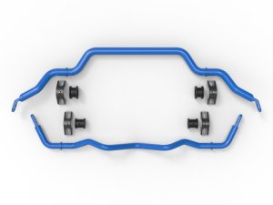 Infiniti Q50 Sway Bar Set - Front + Rear - aFe - 3-Way Adjustable Rear, 2-Way Adjustable Front - Blue - `16-`21 Infiniti Q50 Sway Bar Set - Front + Rear - aFe - 3-Way Adjustable Rear, 2-Way Adjustable Front - Blue - `16-`21