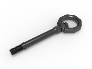 Chevrolet Corvette Tow Hook - Front - aFe - aFe CONTROL - Gray - `20-`25