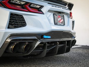 Chevrolet Corvette C8 Tow Hook - Rear - aFe - CONTROL - Blue - `20-`25