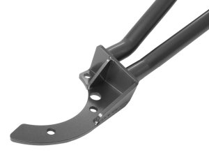 BMW 2 Series Strut Brace - Front - aFe - aFe CONTROL, Dual-Tube Truss, One-Piece Steel, Powder-Coated - Gunmetal Gray - `14-`16