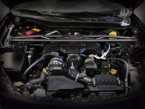 Subaru BRZ Suspension Strut Brace - Front - aFe - Dual Tube Truss - Gray - `22-`23