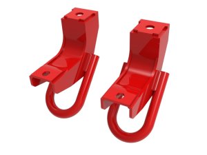 Toyota Tundra Tow Hook - Front - aFe - Red - `22-`25