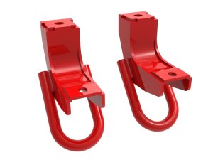 Toyota Tundra Tow Hook - Front - aFe - Red - `22-`25 Toyota Tundra Tow Hook - Front - aFe - Red - `22-`25