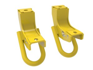 Toyota Tundra Tow Hook (2) - Front - aFe - Yellow - `22-`25 Toyota Tundra Tow Hook (2) - Front - aFe - Yellow - `22-`25