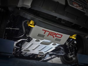 Toyota Tundra Tow Hook (2) - Front - aFe - Yellow - `22-`25