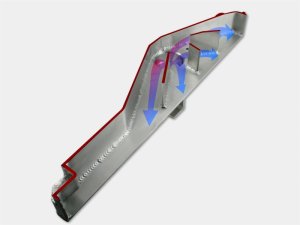 Dodge Diesel Trucks Intercooler - aFe - BladeRunner GT Series - `03-`07