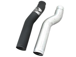 Dodge Diesel Trucks Intercooler Inlet Tube - aFe - BladeRunner 3in Aluminum Hot Charge Pipe - Black - `03-`07