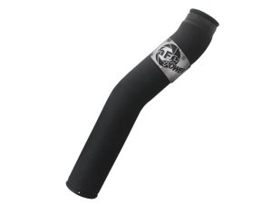 Dodge Diesel Trucks Intercooler Inlet Tube - aFe - BladeRunner 3in Aluminum Hot Charge Pipe - Black - `03-`07