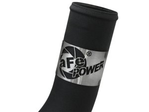 Dodge Diesel Trucks Intercooler Inlet Tube - aFe - BladeRunner 3in Aluminum Hot Charge Pipe - Black - `03-`07