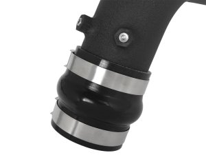 Dodge Diesel Trucks Intercooler Tubes - aFe - BladeRunner 3 IN & 3-1/2 IN Aluminum Hot and Cold Charge Pipe Kit - Black - `07-`09