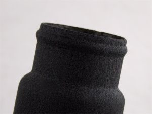 GMC Sierra Intercooler Charge Pipe - Cold Side - aFe - BladeRunner, 3 in Aluminum - Black - `02-`04