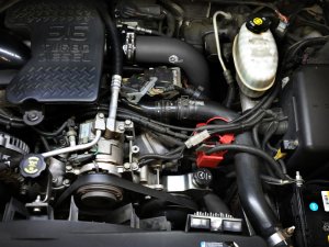 GMC Sierra Intercooler Pipe Kit - aFe - BladeRunner Aluminum - Black - `06-`10