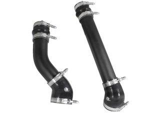 Dodge Diesel Trucks Intercooler Hot and Cold Side Tubes - aFe - BladeRunner 3 inch - Black - `94-`02