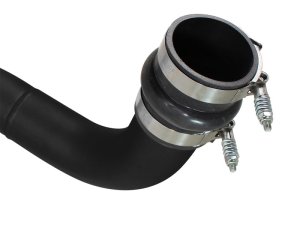 Ford F-250 Intercooler - aFe - Bladerunner 3 IN Aluminum Hot and Cold Charge Pipe Kit - Black - `99-`03