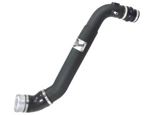 Ford F-150 Intercooler Tube - Cold Side - aFe - BladeRunner 3 IN Aluminum Cold Charge Pipe - Black - `15-`19