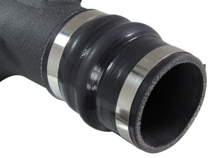 Ford F-150 Intercooler Tube - Cold Side - aFe - BladeRunner 3 IN Aluminum Cold Charge Pipe - Black - `15-`19