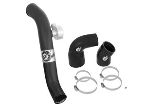 Ford Mustang Intercooler Tube - Hot Side - aFe - BladeRunner 2-1/2 IN Aluminum - Black - `15-`16 Ford Mustang Intercooler Tube - Hot Side - aFe - BladeRunner 2-1/2 IN Aluminum - Black - `15-`16