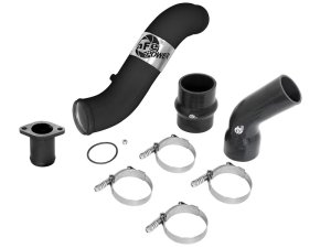 Nissan Titan XD Intercooler Hot Side Tube - aFe - BladeRunner 3 in - Black - `16-`17