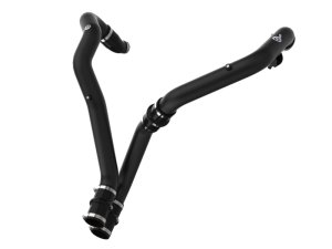 Ford F-150 Raptor Intercooler Tubes - Hot Side - aFe - BladeRunner 2-1/2 IN Aluminum - Black - `17-`20