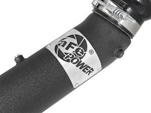 Chevrolet Silverado 3500HD Intercooler Tube Kit - Hot/Cold - aFe - BladeRunner 3in/3-1/2in Aluminum - Black - `17-`19